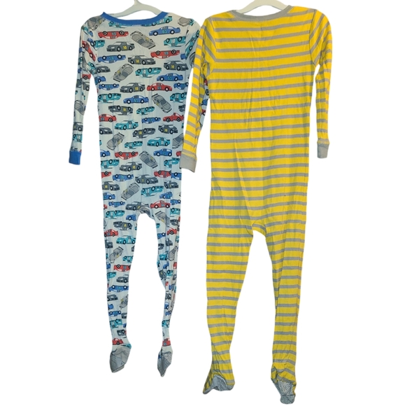 Carters Pajama Full Length Zip Onesie Bundle Cars & Tractor 5T - Picture 2 of 5